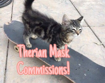 Therian mask commissions! (Cat masks)