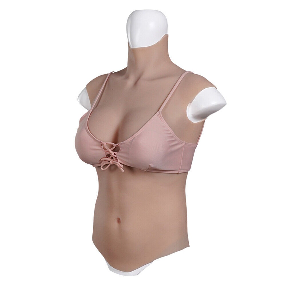 Half-Body D-Cup Silicone Breast Plates Soft Breast Forms Realistic Fake  Boobs with Arm for Transgender Mastectomy Breastplate (Color : Color 3,  Size : Cotton Filled) : : Health & Personal Care