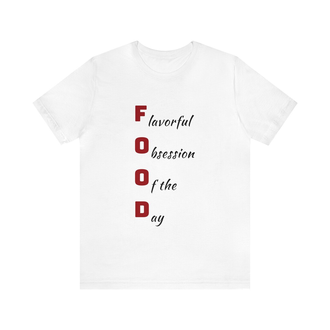 food-acronym-adult-short-sleeve-tee-etsy