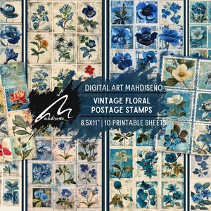 Collection Botanical Elegance : tampons floraux classiques pour la création, le scrapbooking et la tenue d'un journal - Des designs intemporels pour embellir vos projets