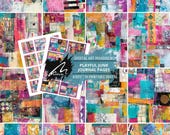 Vibrant Collage Crafter's Delight: Eclectic Mix of Textures & Colors - Ideal for Scrapbooking, Junk Journals and Artistic Ephemera Projects