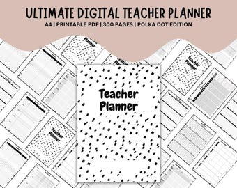 Der ultimative Lehrerplaner - Polka Dot Edition