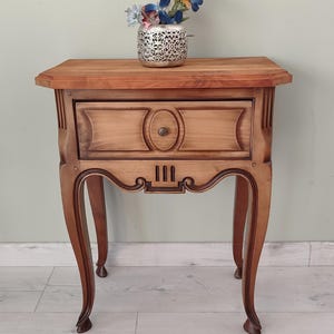 Louis XV style wooden side table