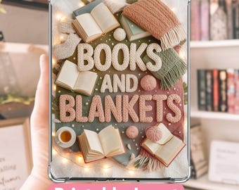 Kindle Insert, Cozy Bookish Design (PDF Download)