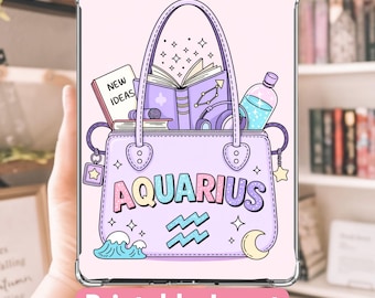 Kindle Insert Zodiac Astrology Star Sign Aquarius
