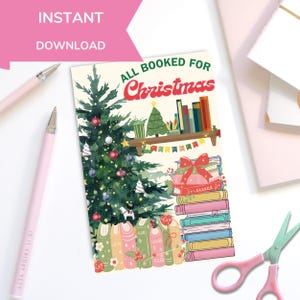 Insertion pour étui Kindle de Noël : décoration Kindle de Noël (téléchargement PDF)
