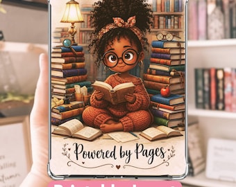 Black Girl Bookish Kindle Insert: Powered by Pages Printable (PDF Download)