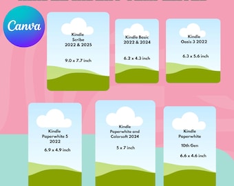 Kindle Insert Template: Canva Frame Template (Digital Download)