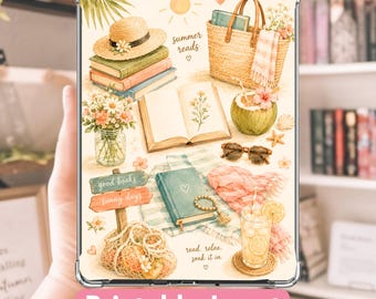 Beach Vibes Kindle Insert: Summer Kindle Clear Case Design (PDF Download)