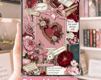 Pink Kindle Insert: Coquette Design (Digital Download)