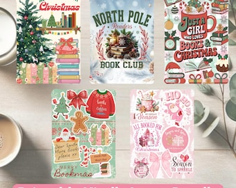 Christmas Kindle Insert Bundle: Holiday Reader Designs (PDF Download