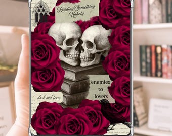 Encarte para Kindle de Dark Romance: Diseño de calavera para funda transparente (Descarga PDF)