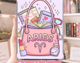Cute Zodiac Astrology Star Sign Aries Kindle Insert