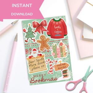 Insertion pour étui Kindle de Noël : Kindle Paperwhite des Fêtes, basique, Oasis, Scribe (téléchargement PDF)