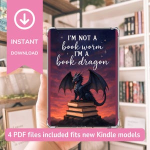 Forth Wing Kindle Insert: Dragon Kindle Case Decoration (PDF Download)