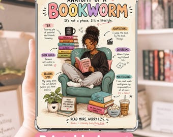 Black Girl Bookworm Kindle Insert: Bookish Printable Kindle insert (PDF Download)