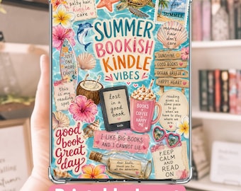Wkładka do Kindle'a „Summer Vibes”: Przezroczysta dekoracja etui (do pobrania w formacie PDF)
