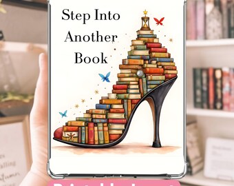 Bookish Girlie Kindle Insert: Bookish Design for Clear Case (PDF Download)