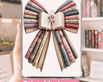 Coquette Kindle Insert: Books Bow Design (PDF Download)
