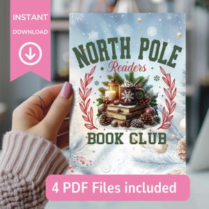 Insertion pour étui Kindle de Noël : décoration Kindle de Noël (téléchargement PDF)
