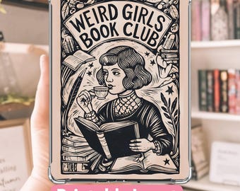 クリアケース用ブック風Kindleインサート、Weird Girls Book Club（デジタルダウンロード）