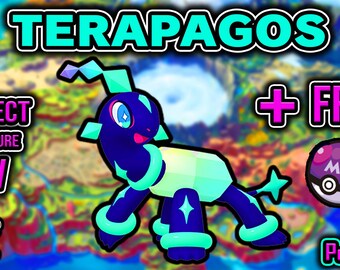 6IV & EV: Legendary Terapagos Indigo Disk DLC Pokémon - Scarlet and Violet (FAST Delivery)