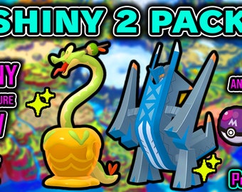 SHINY 6IV & EV Trained Hydrapple + Archaludon 2-Pack Pokémon Scarlet and Violet (FAST Delivery)