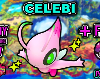 SHINY 6iv & Ev Trained Mythical Celebi *Rare SPECIAL EVENT* Pokémon Sword and Shield, Brilliant Diamond and Shining Pearl (Fast Delivery)