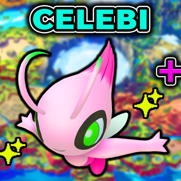 SHINY 6iv & Ev Trained Mythical Celebi *Rare SPECIAL EVENT* Pokémon Sword and Shield, Brilliant Diamond and Shining Pearl (Fast Delivery)