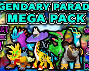 6IV & EV: Walking Wake, Gouging Fire, Raging Bolt, Iron Leaves, Iron Crown, Iron Bundle *ALL 6* Pokémon Scarlet and Violet (FAST Delivery)