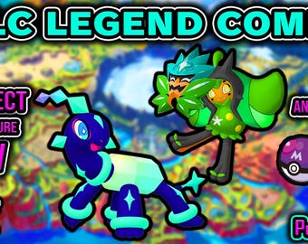 6IV & EV: Legendary DLC Pokémon Combo (2 Pack) Ogerpon, Terapagos - Teal Mask + Indigo Disk DLC Pokémon Scarlet and Violet (Fast Delivery)