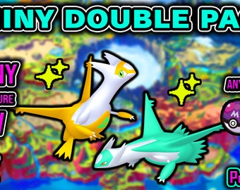 SHINY 6IV & EV Trained Latios + Latias 2 Pack - Pokémon Scarlet and Violet, Sword and Shield, Bdsp (FAST Delivery)