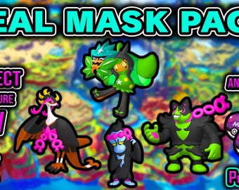 6IV & EV: Legendary Teal Mask DLC Pokémon (4 Pack) Ogerpon, Fezandipiti, Munkidori, Okidogi - Pokémon Scarlet and Violet (FAST Delivery)