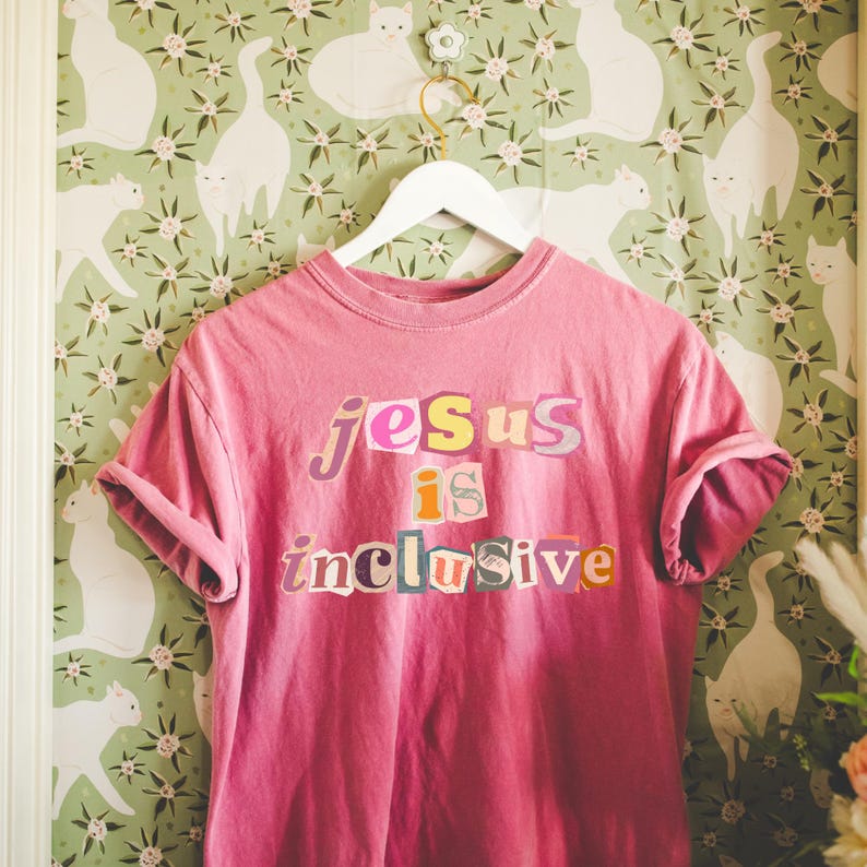 Jesus is Inclusive PNG | Cutout Letter Design | Political PNG | Faith ...