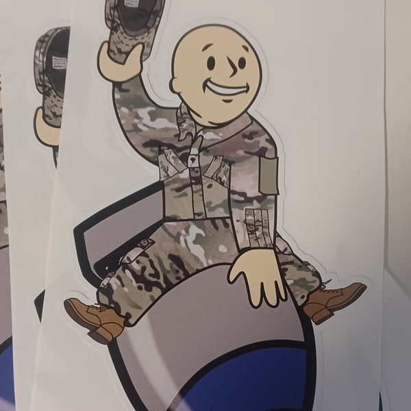 Army Guy Riding the Bomb