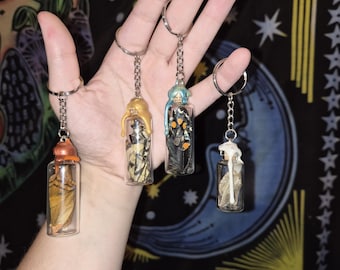Chaveiro com asas de borboleta | inseto | taxidermia | chaveiros