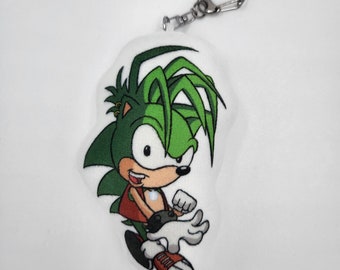 Sonic Underground MANIC Custom Plush Keychain 4"