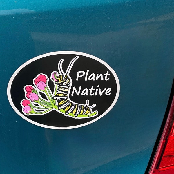 Plant Native Car Magnet
