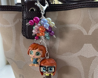 Carl and Ellie young Up purse charm