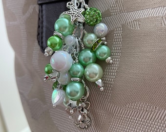 Mermaid beach purse bag charm