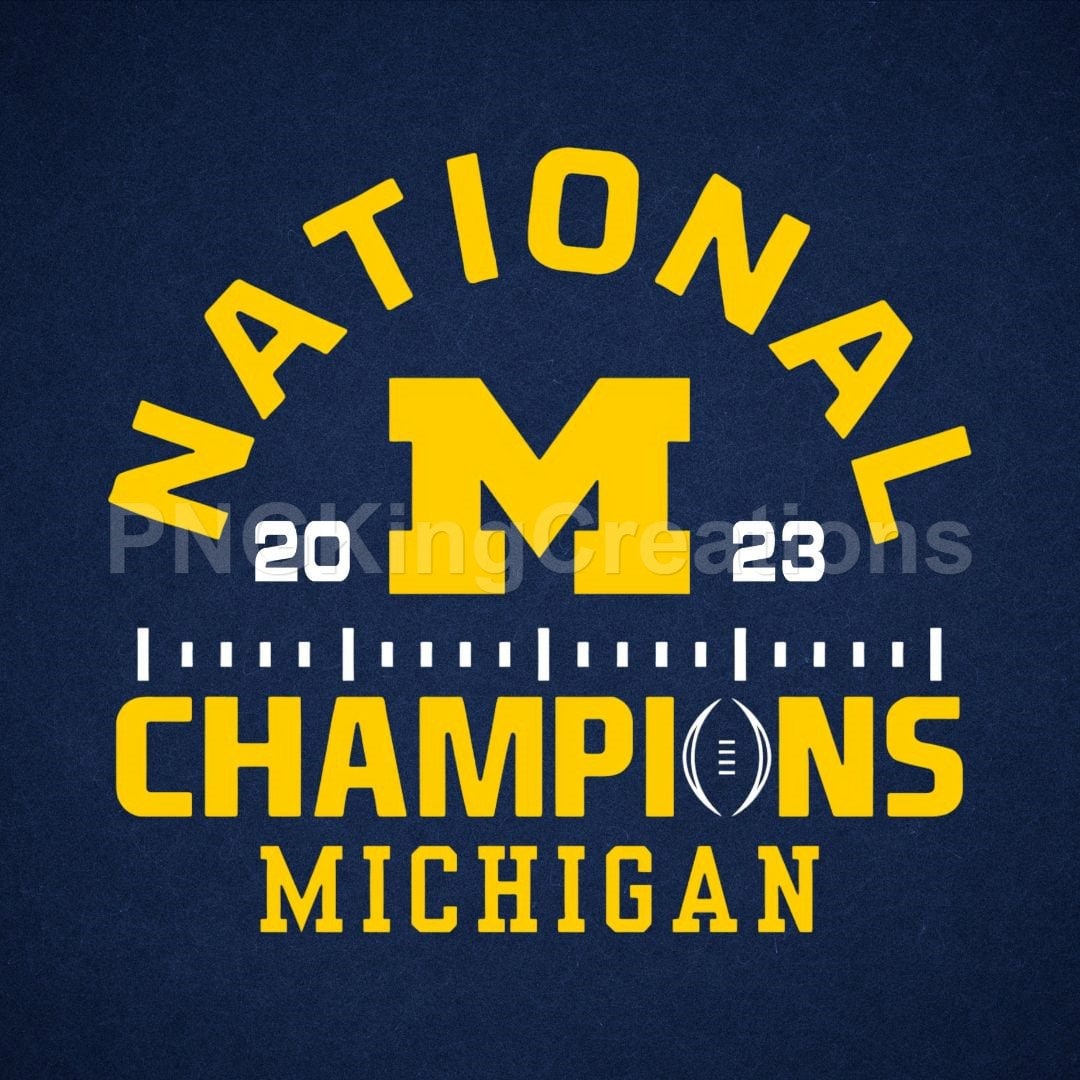 National Champions 2023, Michigan Football Png, College Football ...