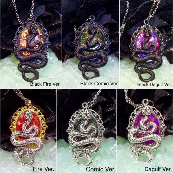 Lokean Necklace, Loki Necklace, Norse Loki Necklace, Norse Pagan Necklace, Snake Necklace