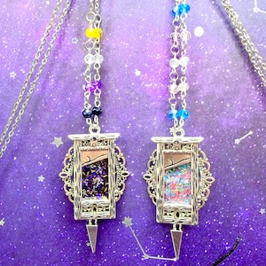 Pride Was a Riot, Trans pride necklace, non-binary pride necklace, guillotine necklace, pride month necklace,