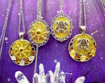 Apollo pendant necklace, Apollo jewelry, Apollo necklace, Pagan God Necklace, Greek god necklace