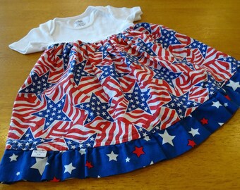 3-6 Month Patriotic Baby Dress, 4th of July, Fourth of July Outfit, Red White and Blue, Baby Girl Dress, Memorial, Independence Day Dress 3-6 Month Patriotic Baby Dress, 4th of July, Fourth of July Outfit, Red White and Blue, Baby Girl Dress, Memorial, Independence Day Dress