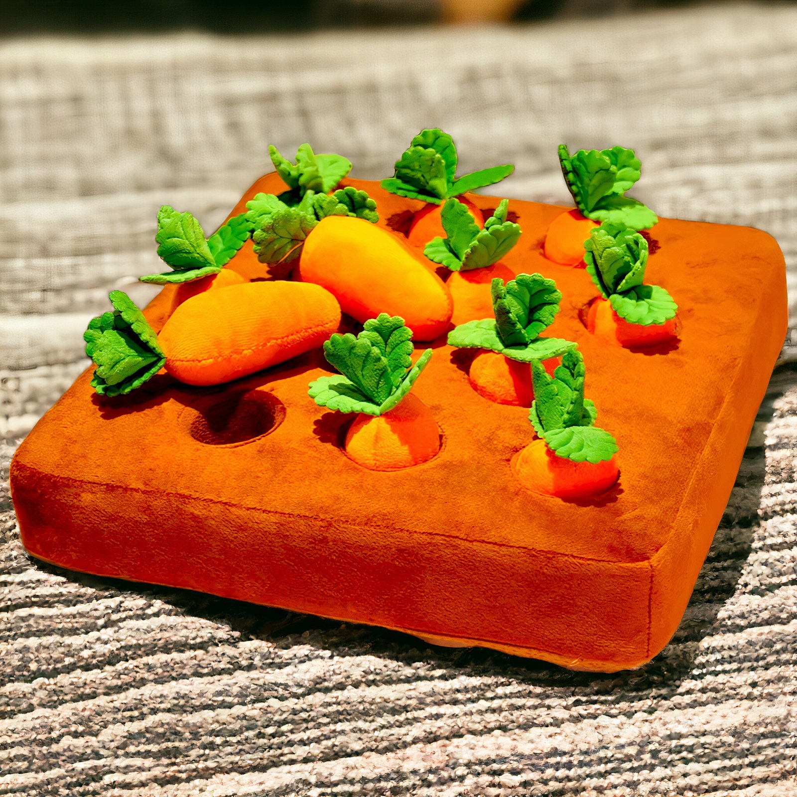 Interactive Snuffle Dog Toy Carrot Snuffle Mat Sniffing Toy for Dogs