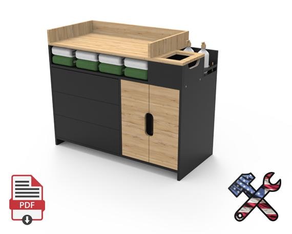 Table à langer numérique « Jano » | Table à langer DIY - Plan PDF