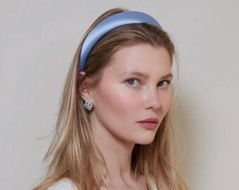 Casoty Fascia Per Capelli Calcio Con Nodo E Strass – Blu, Donna E Ragazza, Accessorio Gameday