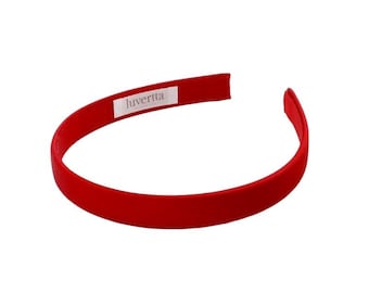 Thin Satin Headband: Thin Handmade Women's Hair Accessory