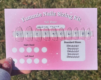 Yummie Nailz Sizing Kit